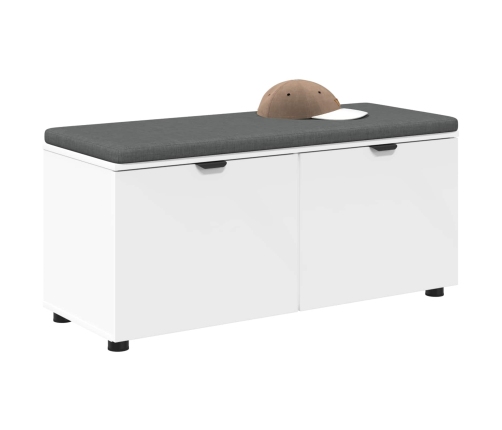 Zāles Sols Ar Spilvenu Ar Uzglabāšanu Balts 100 X 38 X 46 Cm Vidaxl