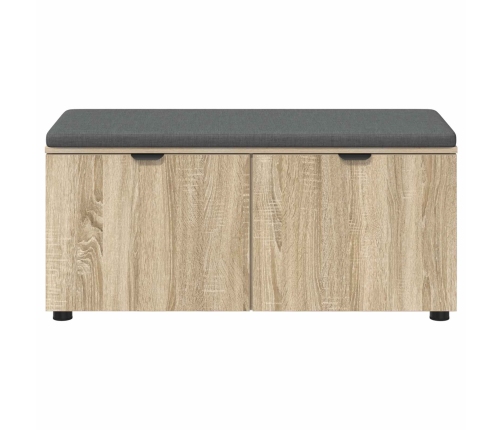 Zāles Sols Ar Spilvenu Ar Durvīm Sonoma Ozols 100 X 38 X 46 Cm Vidaxl