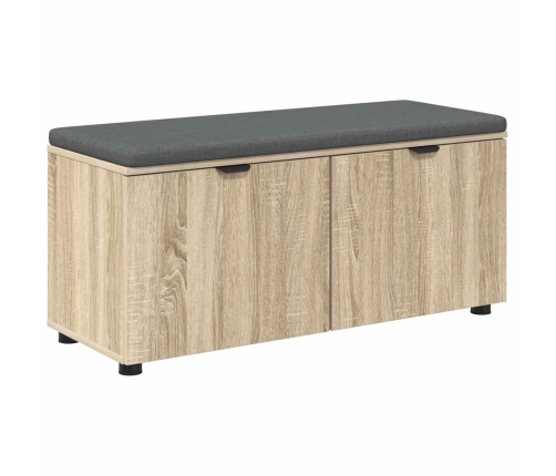 Zāles Sols Ar Spilvenu Ar Durvīm Sonoma Ozols 100 X 38 X 46 Cm Vidaxl