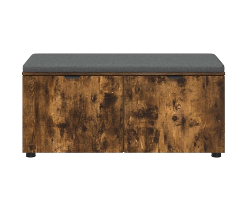 Zāles Sols Ar Spilvenu Ar Durvīm Dūmaka Ozols 100 X 38 X 46 Cm Vidaxl