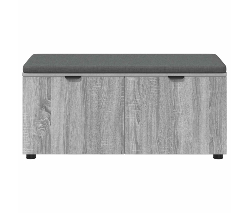 Zāles Sols Ar Spilvenu Ar Durvīm Pelēks Sonoma 100 X 38 X 46 Cm Vidaxl