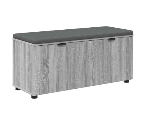 Zāles Sols Ar Spilvenu Ar Durvīm Pelēks Sonoma 100 X 38 X 46 Cm Vidaxl