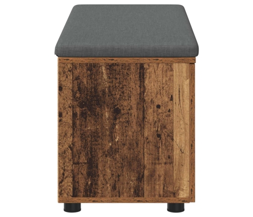 Zāles Sols Ar Spilvenu Ar Durvīm Vecs Koks 100 X 38 X 46 Cm Vidaxl