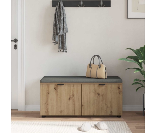 Zāles Sols Ar Spilvenu Artisānā Ozols 100 X 38 X 46 Cm Vidaxl