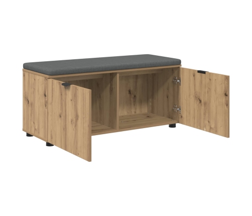 Zāles Sols Ar Spilvenu Artisānā Ozols 100 X 38 X 46 Cm Vidaxl