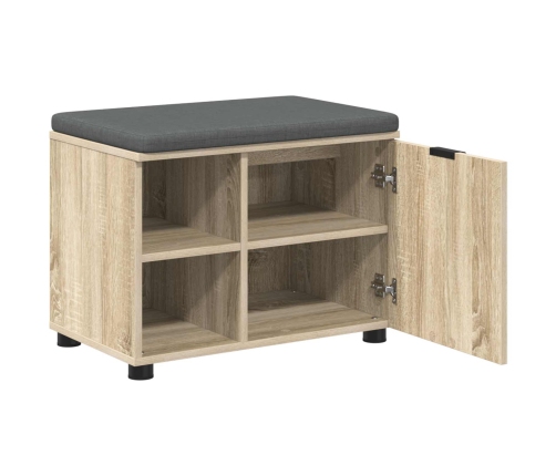 Zāles Sols Ar Spilvenu Sonoma Ozols 60 X 38 X 46 Cm Vidaxl