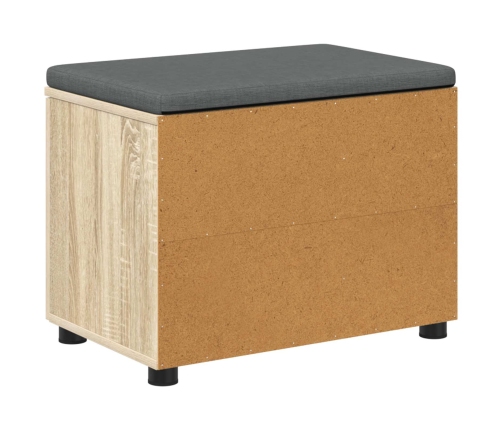 Zāles Sols Ar Spilvenu Sonoma Ozols 60 X 38 X 46 Cm Vidaxl