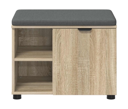 Zāles Sols Ar Spilvenu Sonoma Ozols 60 X 38 X 46 Cm Vidaxl