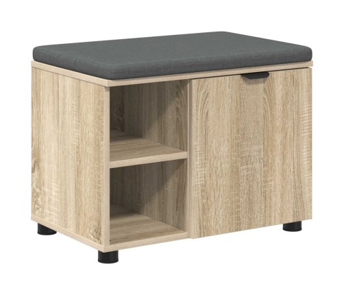 Zāles Sols Ar Spilvenu Sonoma Ozols 60 X 38 X 46 Cm Vidaxl