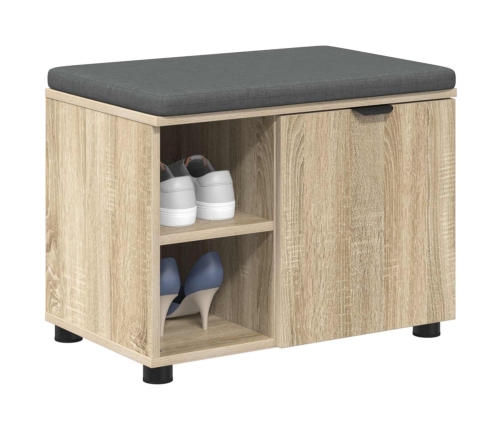 Zāles Sols Ar Spilvenu Sonoma Ozols 60 X 38 X 46 Cm Vidaxl