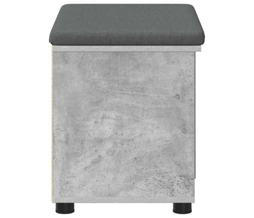 Zāles Sols Ar Spilvenu Betona Pelēks 60 X 38 X 46 Cm Vidaxl