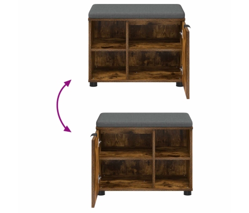 Zāles Sols Ar Spilvenu Dūmaka Ozols 60 X 38 X 46 Cm Vidaxl