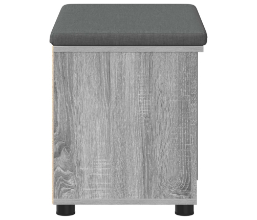 Zāles Sols Ar Spilvenu Pelēks Sonoma 60 X 38 X 46 Cm Vidaxl