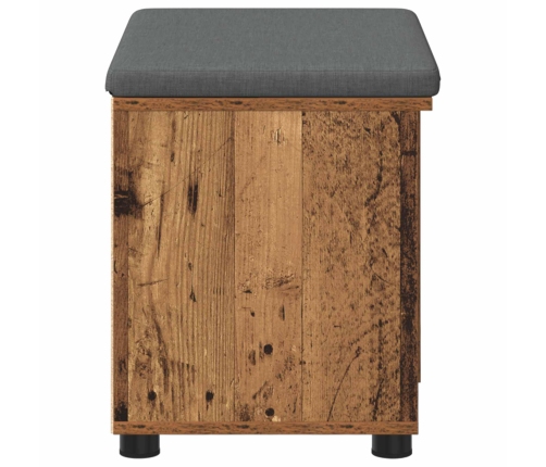 Zāles Sols Ar Spilvenu Vienkrāsains Vecs Koks 60 X 38 X 46 Cm Vidaxl