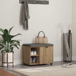 Zāles Sols Ar Spilvenu Artisānā Ozols 60 X 38 X 46 Cm Vidaxl