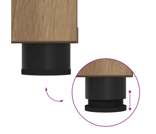 Zāles Sols Ar Spilvenu Artisānā Ozols 60 X 38 X 46 Cm Vidaxl
