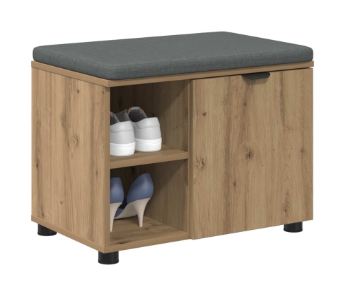 Zāles Sols Ar Spilvenu Artisānā Ozols 60 X 38 X 46 Cm Vidaxl