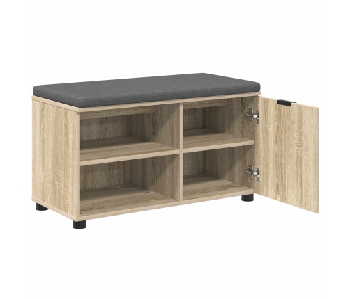 Zāles Sols Ar Spilvenu Sonoma Ozols 80 X 38 X 46 Cm Vidaxl