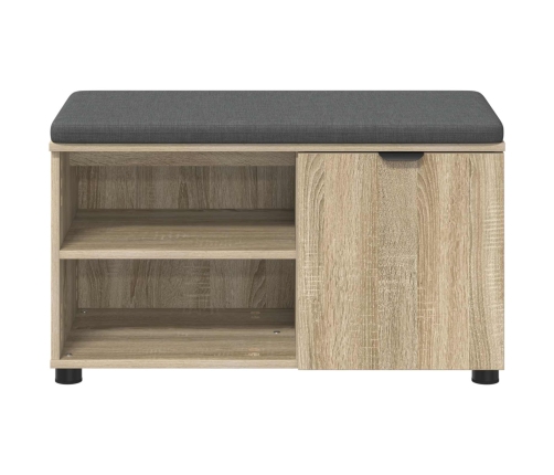 Zāles Sols Ar Spilvenu Sonoma Ozols 80 X 38 X 46 Cm Vidaxl