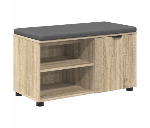 Zāles Sols Ar Spilvenu Sonoma Ozols 80 X 38 X 46 Cm Vidaxl