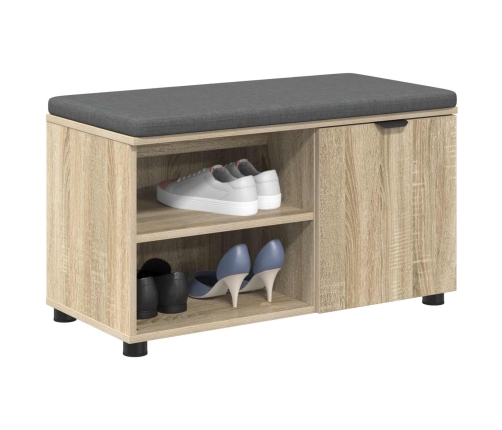 Zāles Sols Ar Spilvenu Sonoma Ozols 80 X 38 X 46 Cm Vidaxl