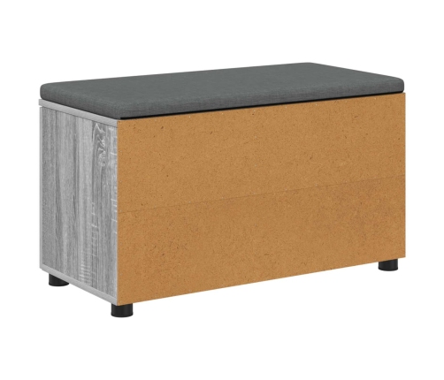 Zāles Sols Ar Spilvenu Pelēks Sonoma 80 X 38 X 46 Cm Vidaxl