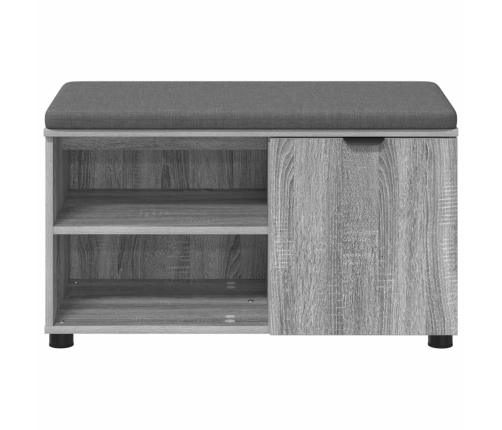 Zāles Sols Ar Spilvenu Pelēks Sonoma 80 X 38 X 46 Cm Vidaxl