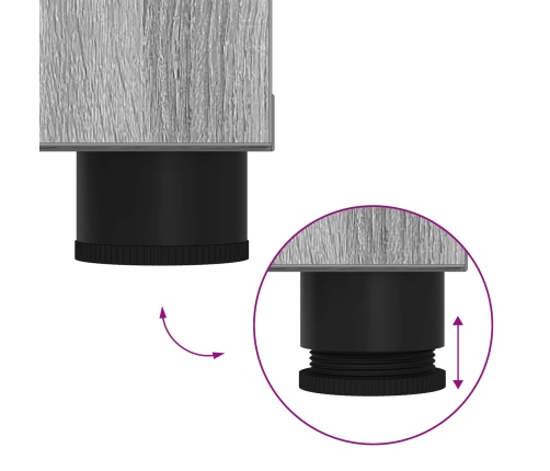 Zāles Sols Ar Spilvenu Pelēks Sonoma 80 X 38 X 46 Cm Vidaxl