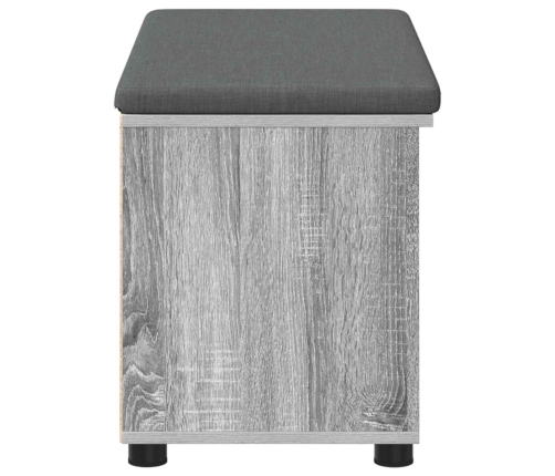 Zāles Sols Ar Spilvenu Pelēks Sonoma 80 X 38 X 46 Cm Vidaxl