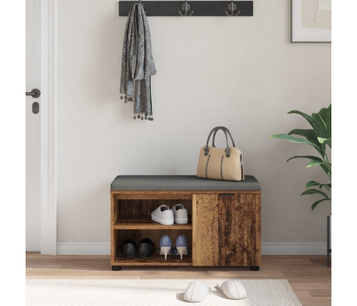 Zāles Sols Ar Spilvenu Vienkrāsains Vecs Koks 80 X 38 X 46 Cm Vidaxl