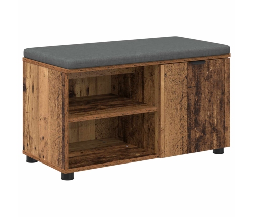 Zāles Sols Ar Spilvenu Vienkrāsains Vecs Koks 80 X 38 X 46 Cm Vidaxl