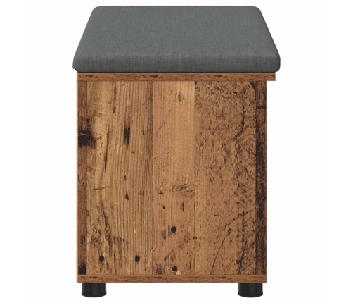 Zāles Sols Ar Spilvenu Vienkrāsains Vecs Koks 80 X 38 X 46 Cm Vidaxl