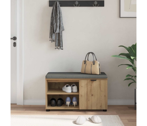 Zāles Sols Ar Spilvenu Artisānā Ozols 80 X 38 X 46 Cm Vidaxl