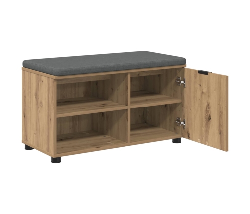 Zāles Sols Ar Spilvenu Artisānā Ozols 80 X 38 X 46 Cm Vidaxl