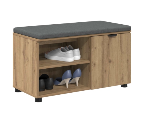 Zāles Sols Ar Spilvenu Artisānā Ozols 80 X 38 X 46 Cm Vidaxl