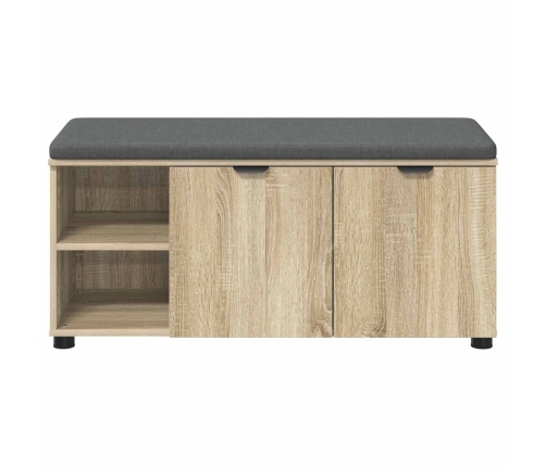 Zāles Sols Ar Spilvenu Sonoma Ozols 100 X 38 X 46 Cm Vidaxl