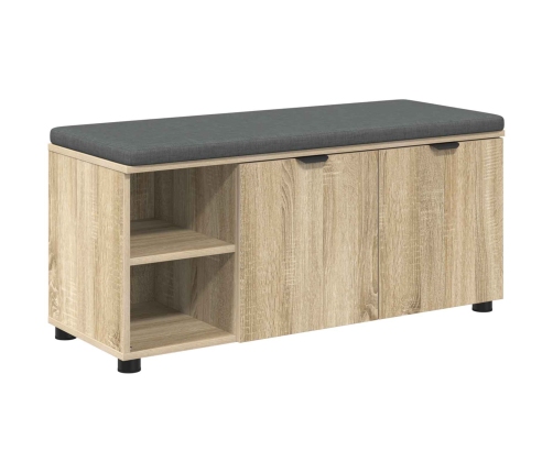 Zāles Sols Ar Spilvenu Sonoma Ozols 100 X 38 X 46 Cm Vidaxl