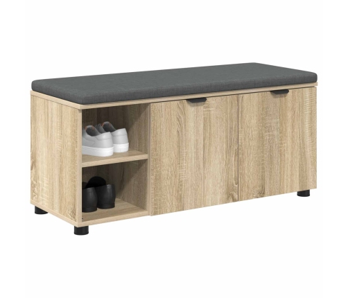 Zāles Sols Ar Spilvenu Sonoma Ozols 100 X 38 X 46 Cm Vidaxl