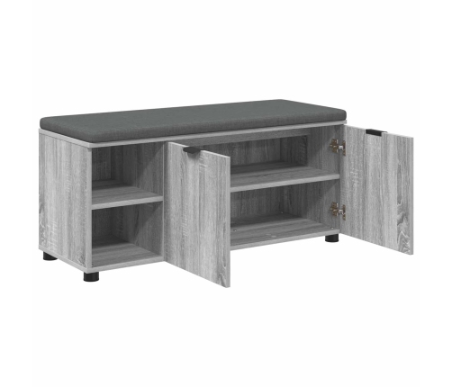 Zāles Sols Ar Spilvenu Pelēks Sonoma 100 X 38 X 46 Cm Vidaxl