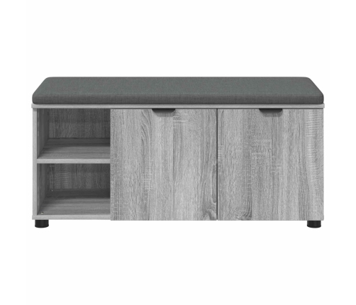 Zāles Sols Ar Spilvenu Pelēks Sonoma 100 X 38 X 46 Cm Vidaxl