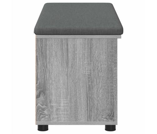 Zāles Sols Ar Spilvenu Pelēks Sonoma 100 X 38 X 46 Cm Vidaxl