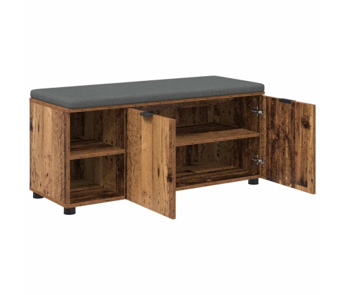 Zāles Sols Ar Spilvenu Vienkrāsains Vecs Koks 100 X 38 X 46 Cm Vidaxl