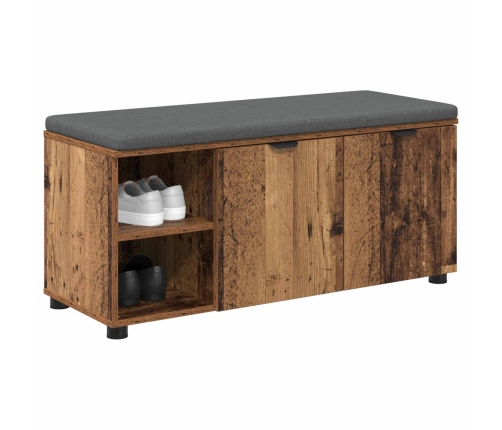 Zāles Sols Ar Spilvenu Vienkrāsains Vecs Koks 100 X 38 X 46 Cm Vidaxl