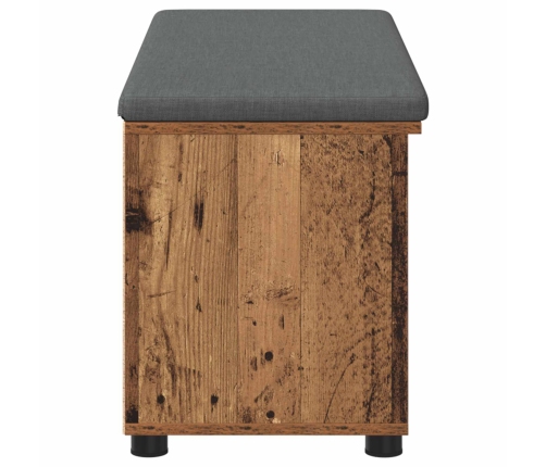 Zāles Sols Ar Spilvenu Vienkrāsains Vecs Koks 100 X 38 X 46 Cm Vidaxl