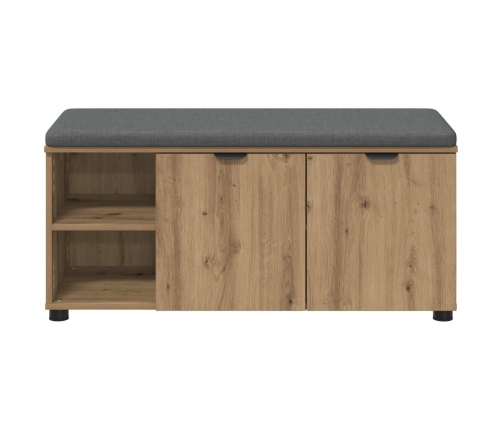 Zāles Sols Ar Spilvenu Artisānā Ozols 100 X 38 X 46 Cm Vidaxl