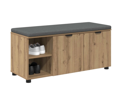 Zāles Sols Ar Spilvenu Artisānā Ozols 100 X 38 X 46 Cm Vidaxl