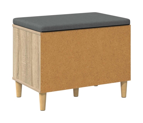 Zāles Sols Ar Spilvenu Ar Durvīm Sonoma Ozols 60 X 38 X 46 Cm Vidaxl