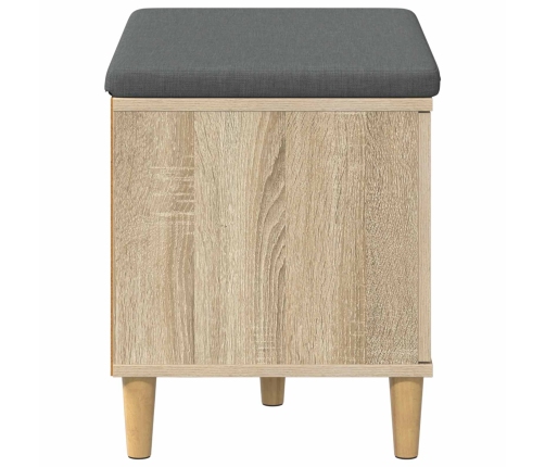 Zāles Sols Ar Spilvenu Ar Durvīm Sonoma Ozols 60 X 38 X 46 Cm Vidaxl