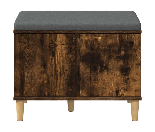 Zāles Sols Ar Spilvenu Ar Durvīm Dūmaka Ozols 60 X 38 X 46 Cm Vidaxl