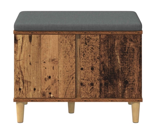 Zāles Sols Ar Spilvenu Ar Uzglabāšanu Vecs Koks 60 X 38 X 46 Cm Vidaxl